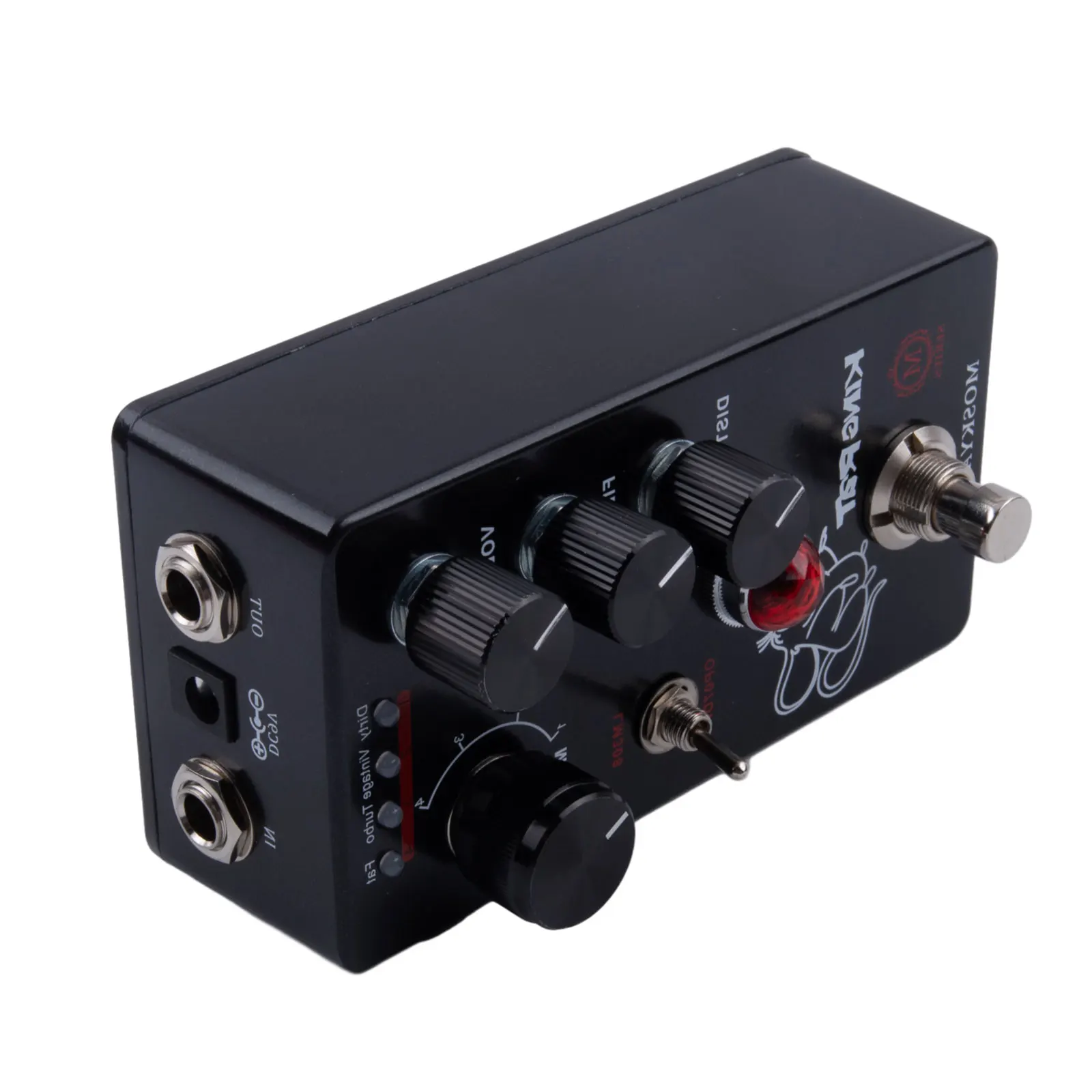 

Эффект-процессор для электрогитары, совместимый с Mosky King, с фильтром, дисторшном и регуляторами громкости