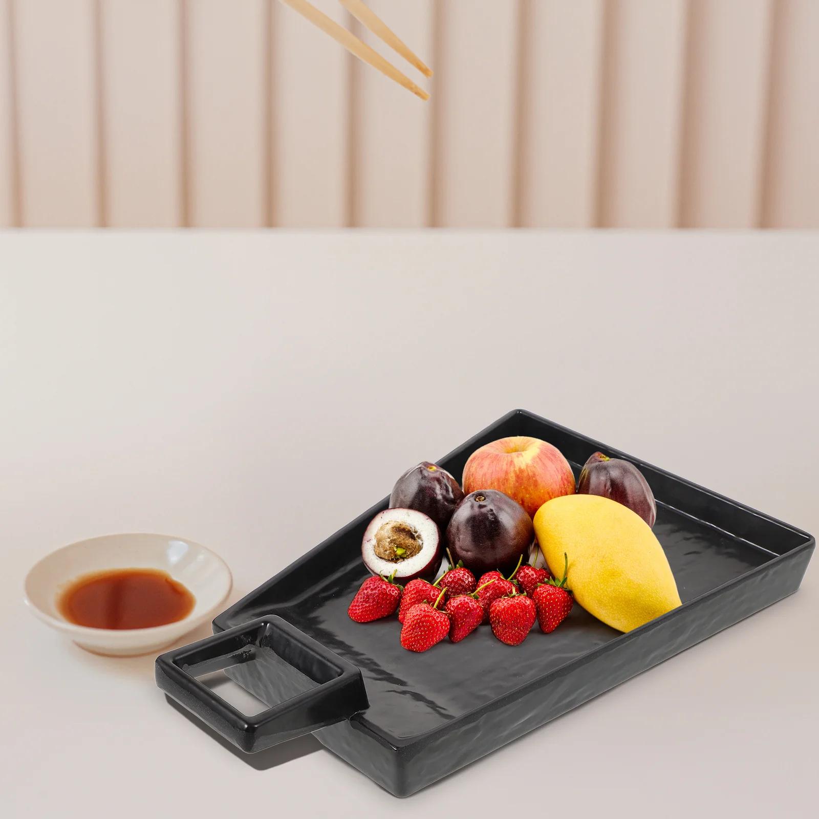 

Large Shovel-Shaped Plate Fine Craftsmanship Smooth Surface for Fruit Dessert Snack Serving Dish Ideal for Party Picnic Outdoor