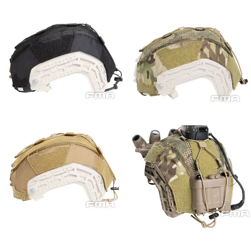 FMA Tactical Helmet Cover Cloth For High Cut Caiman Bump Helmet Hunting Paintball TB1440