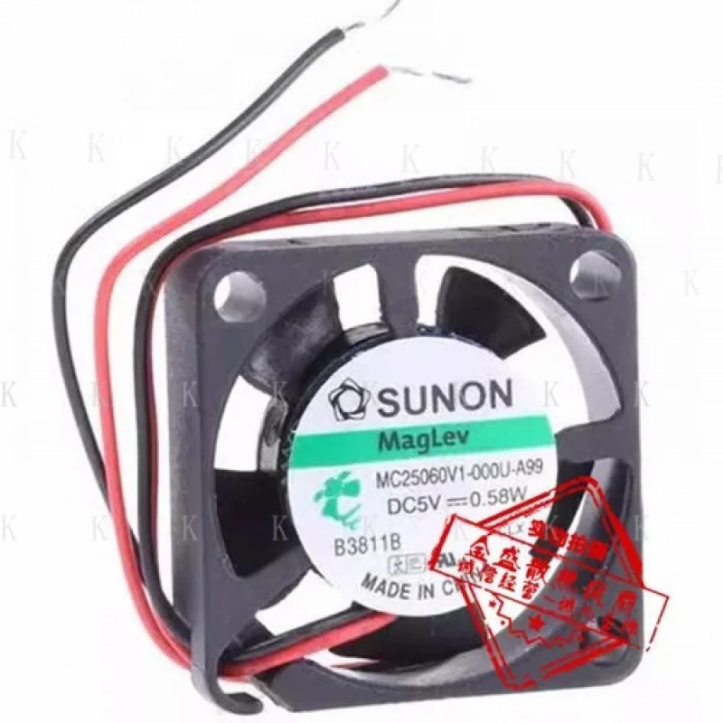 

C ДЛЯ SUNON MC25060V1-000U-A99 2506 DC5V 0,58 Вт 2,5 см 2-проводной бесшумный охлаждающий вентилятор