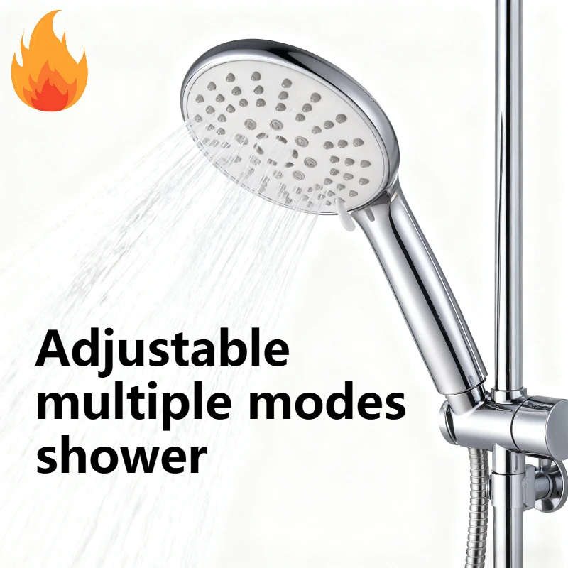 

Bathroom Sprayer Shower Head Water Saving Handheld Rain Shower Head Adjustable Multiple Modes Shower Bath Head Home Accessories