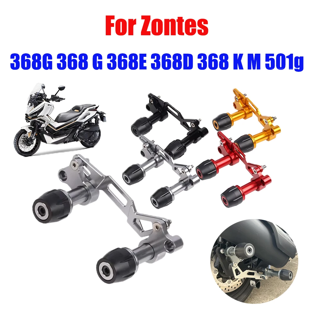 

Exhaust Pipe Falling Protection Muffler Slider Anti Crash Pad Protector Accessories For Zontes 368G 368 G 368E 368D 368 K M 501g