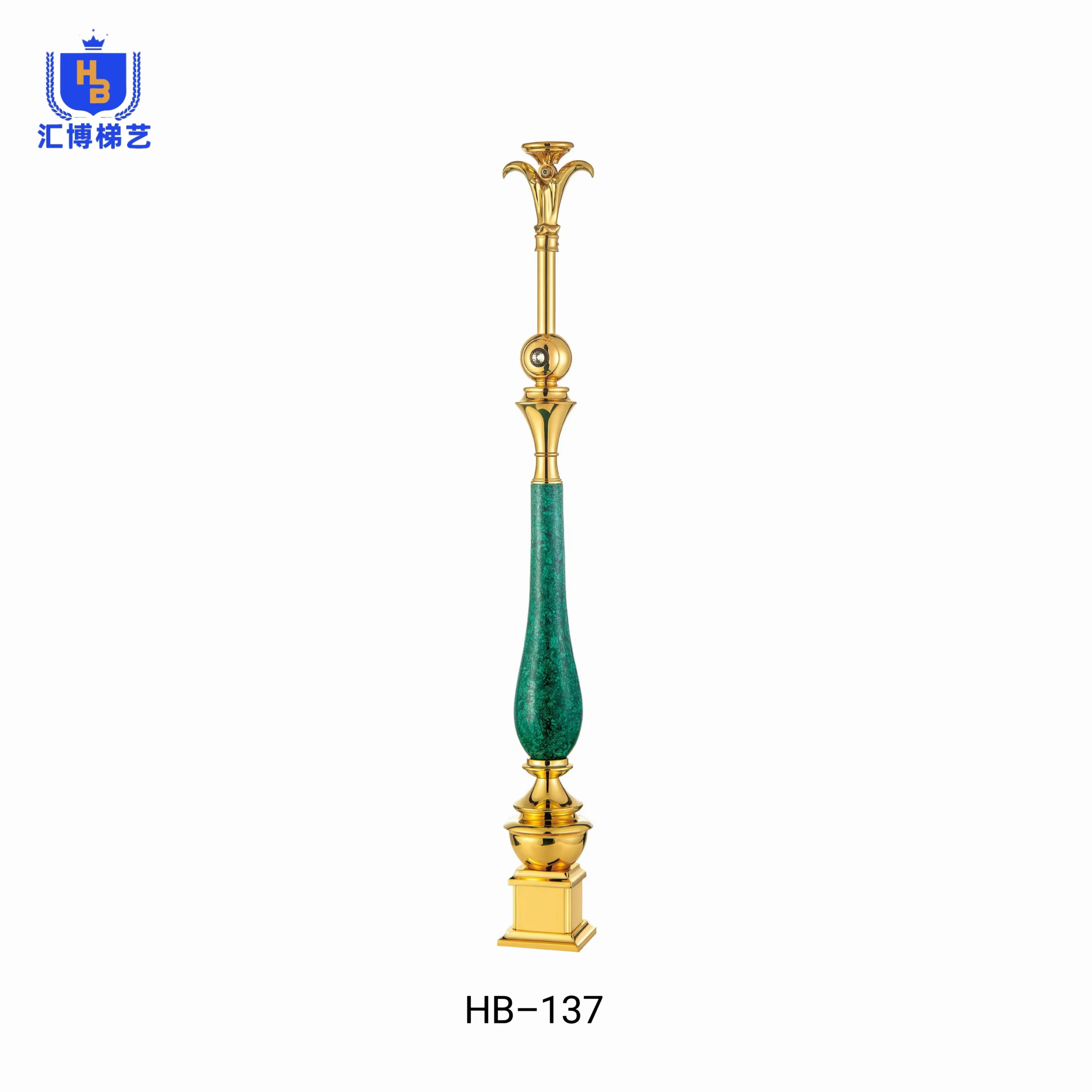 تخصيص درابزين الدرج الألومنيوم في الهواء الطلق درابزين الدرج الأنيق المتين #4