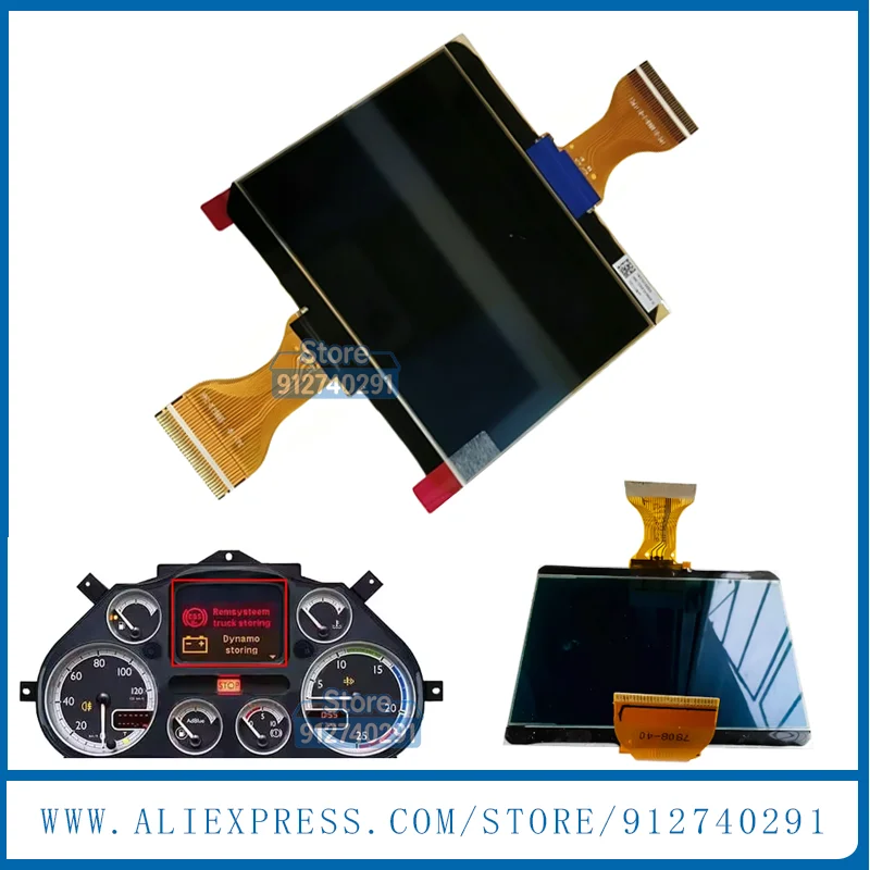 Original LCD Display Screen For DAF Truck Cluster Temsa MD7 Plus DAF LF CF XF 45/55/75/85/95/105 5010595267 5010595687 LCD