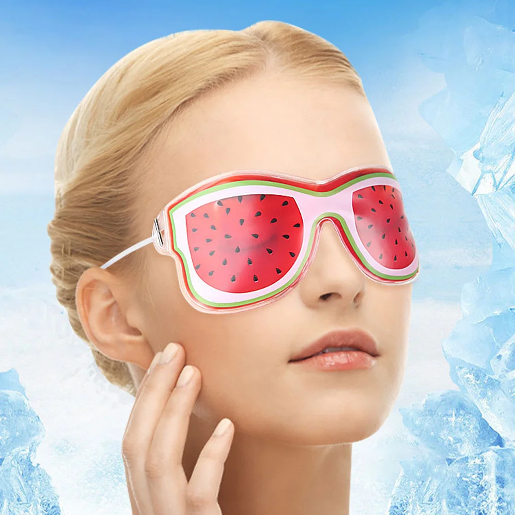 

4 шт., маска для глаз с фруктовым льдом, охлаждающая гелевая маска, многоразовый холодный компресс для глаз, снятие усталости глаз, портативное использование