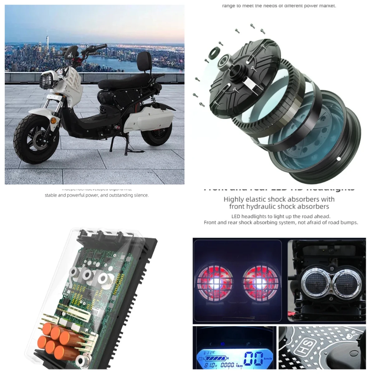 

STLFНовейшая энергетическая литиевая батарея, высокоскоростная акция, высокоскоростной электрический мотоцикл 12 дюймов, 1500 Вт, с цельной поставкой