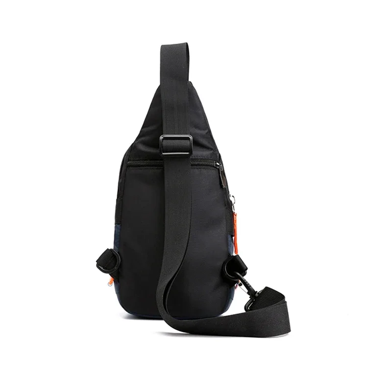 High Quality Men Nylon Male One Shoulder Bag Back Day Pack Light Fashion  Multi-Functional Sling  Rucksack Chest Bags