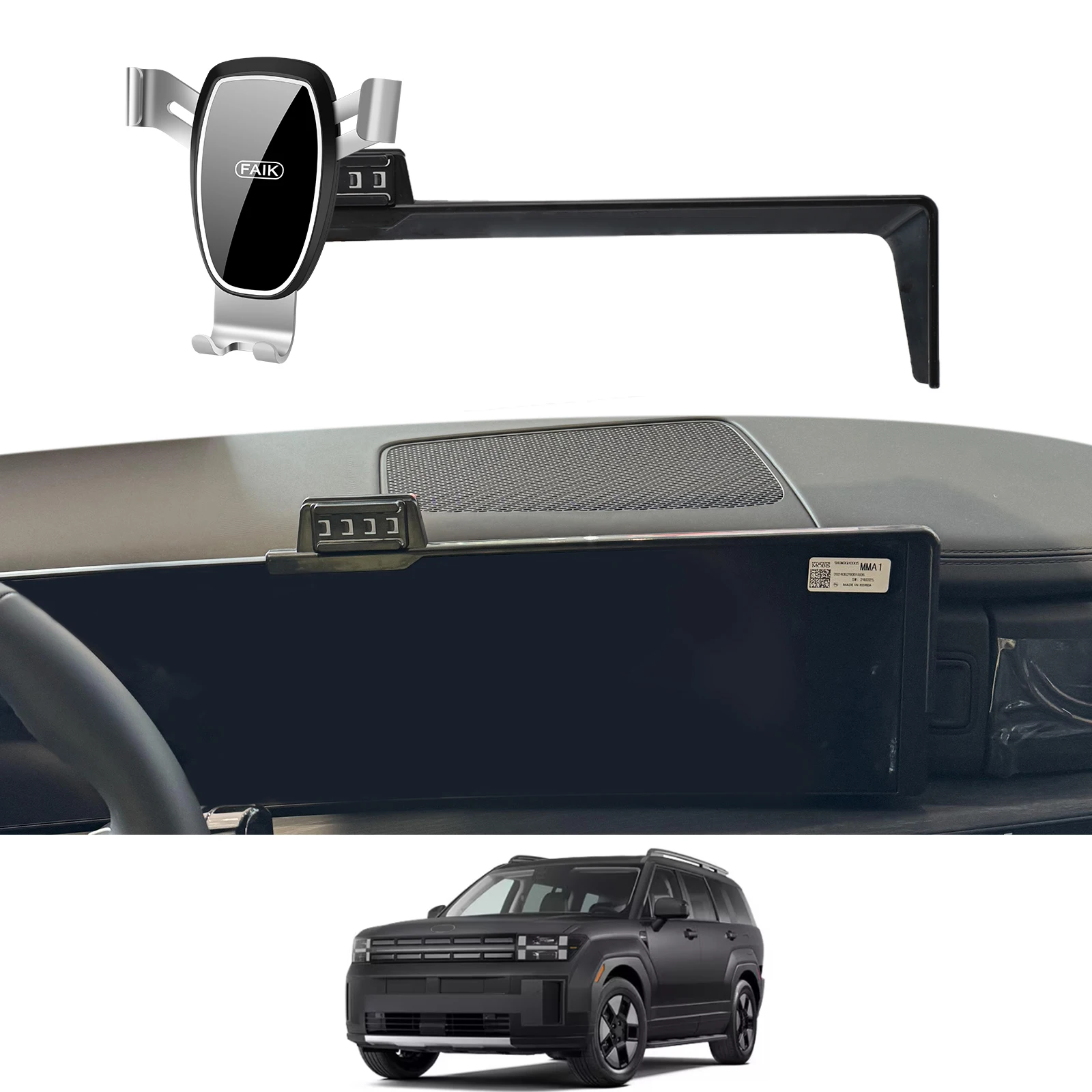 

Car Phone Holder for Hyundai Santa Fe 2024 2025 Santafe GPS Bracket Navigation Stand Auto Accessories