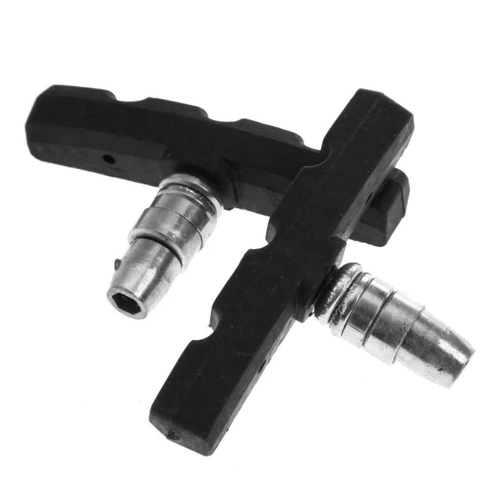 5-1PC Bike Brake Block Rubber Brake Pads V-brake Shoes Pads Silent Brake Pads Bicycle Brake Shoes Bicycle Cycling Accessories image 5