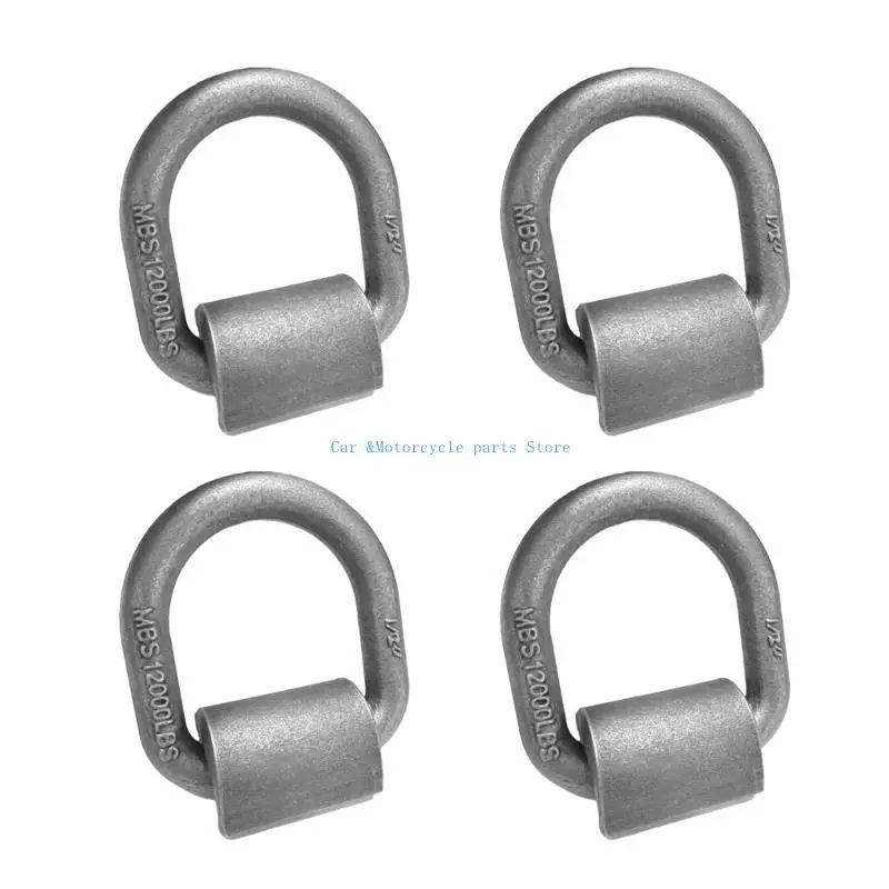 

Y9UC Weld on D Ring Trailer Truck D Ring Trailer Tie Down Anchors D Ring 12000lbs