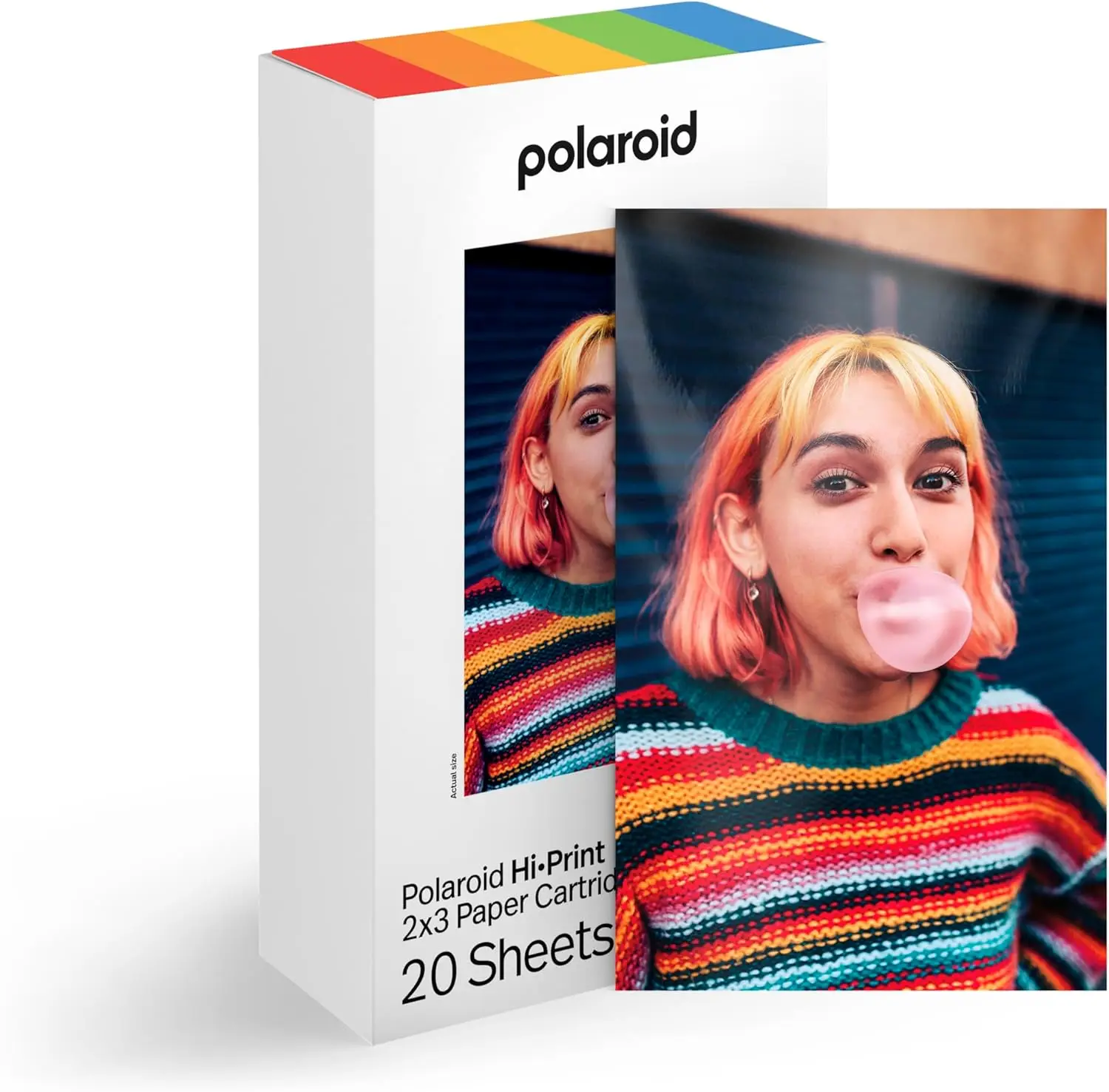 

Картридж с фотобумагой 2x3 для моментальной печати - 20 фотографий для камер Polaroid, высококачественная печать