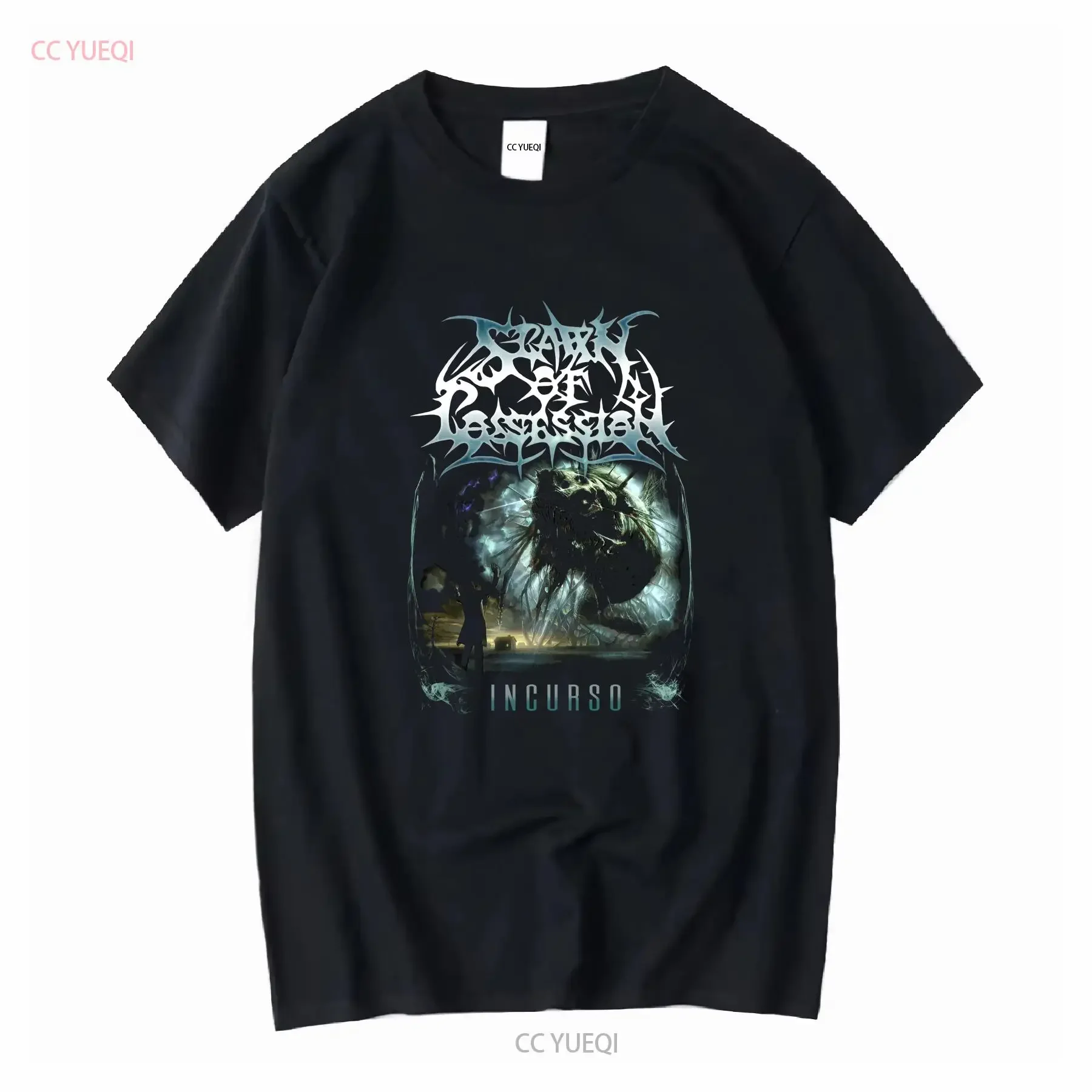 SPAWN OF POSSESSION Incurso T Shirt NEW Relapse Records TS4240 long or short sleeves vintage Washed Versatile Slightly Unisex