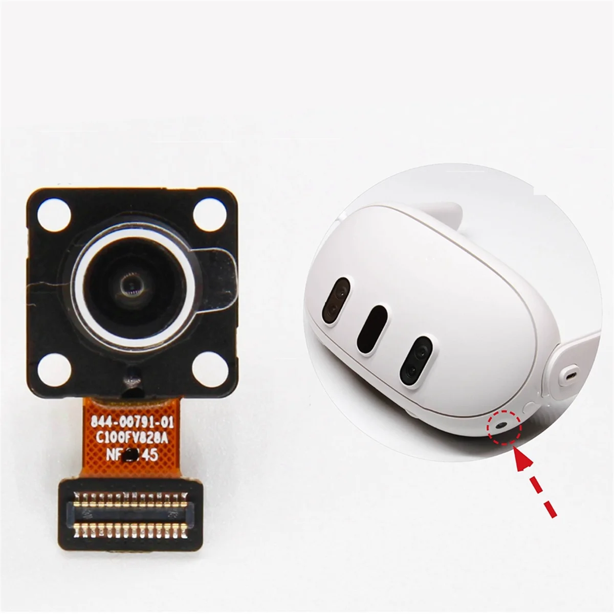 POP-lSLAM Grayscale Camera for Oculus Quest 3 VR Headset Grayscale Recognition Camera Replacement Part for Meta Quest