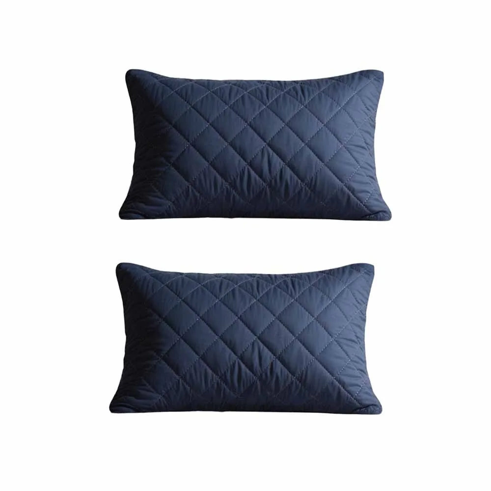 Northern Style Waterproof Pillowcase Anti Stain Machine Washable Pillow Cover Solid Color Breathable Pillow Protector