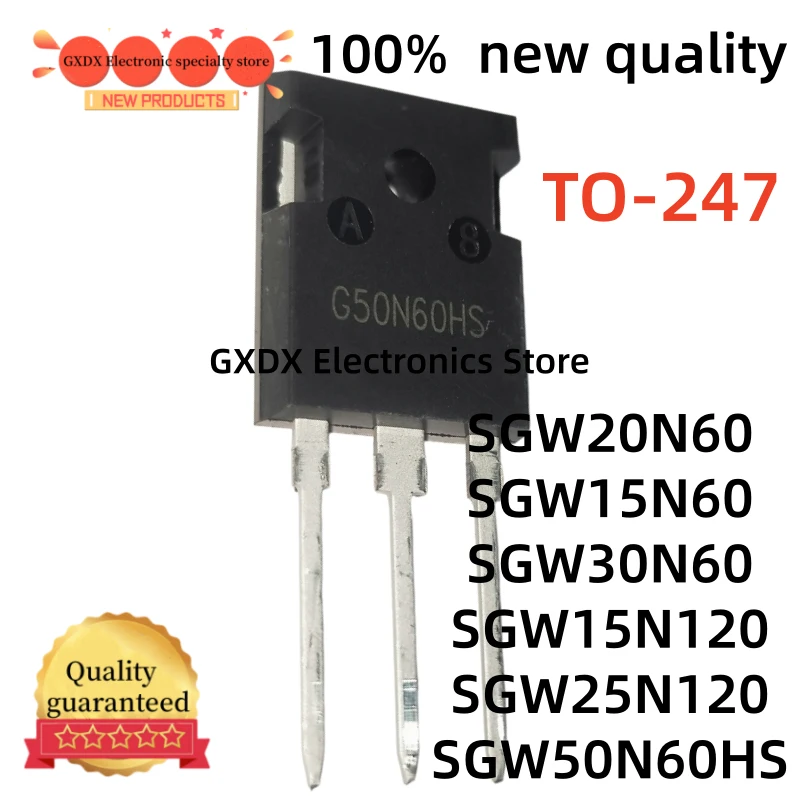 5-10Uds new SGW15N120 SGW30N60 SGW15N60 G15N120 G30N60 SGW50N60HS SGW25N120 SGW20N60 G15N60 G50N60HS G25N120 G20N60 TO-247