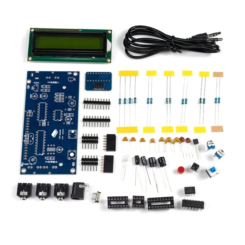 Trainer Morse Code Reader Translator Keyer Interpreters for Wireless Radio, Essential CW Decoders Device 9V Power Supply