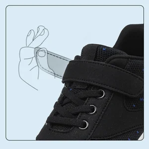 Comfortable sports shoes for children, breathable sneakers, elastic light, outdoor running, walking, boys, girls, children 8 Main sales tennis girl - №4