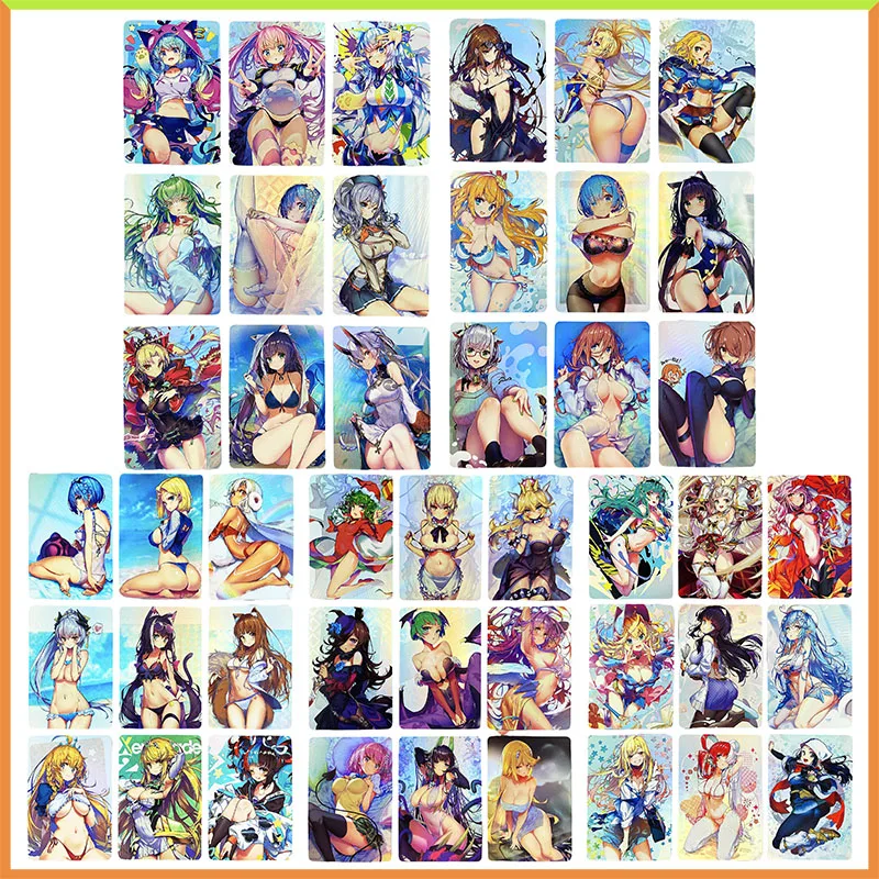 

Anime Goddess Story DIY ACG Tabletop Game Card Uta Rem Kitagawa Marin Nakano Miku Toys for boy Collectible Card Birthday Present