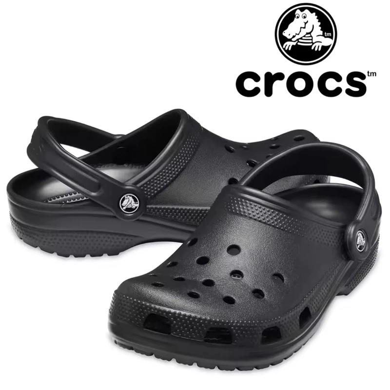 Original Crocs Bayaband Clog Casual Sandals Unisex Closed-Toe Slip-Ons Outdoor Men's Breathable Beach Shoes