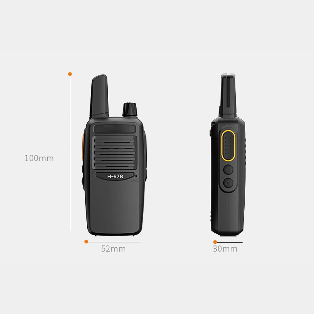 3W Analog Two Way Radio UHF Decoding Interphone 16-Channel Handheld Walkie Talkie for Adults Two-way FM Transceiver