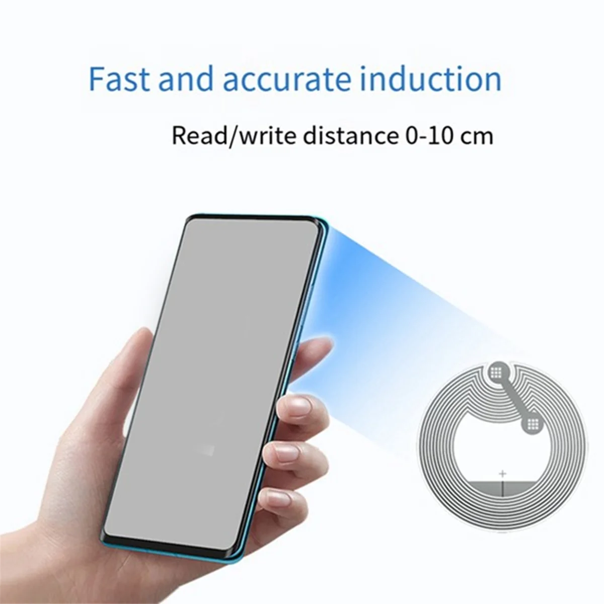 ABJZ 200 قطعة NFC Ntag213 Nfc ملصق التسمية 13.56 ميجا هرتز ISO14443A 213 ملصق التسمية العالمية لجميع الهواتف التي تدعم NFC