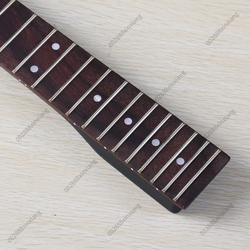 Electric Guitar Neck 22 Fret, Maple Handle With Rosewood Fretboard, Matte Black DIY Instrument Parts