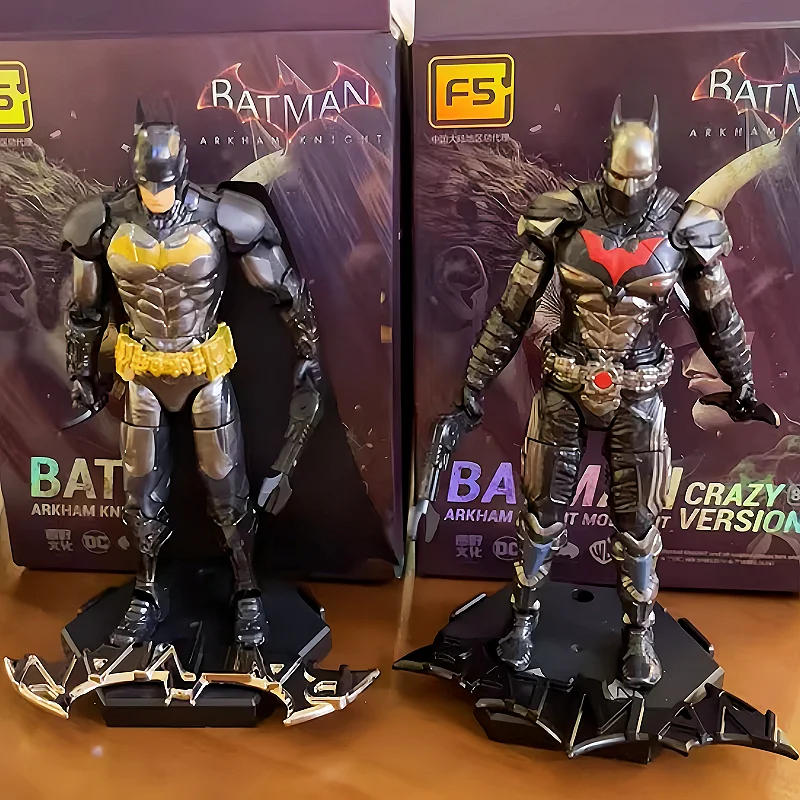 Batman Arkham Knight Deathstroke Red Hood Anime Figur F5 ROUNDD CULTUUR Bewegliches Modell Blind Box Sammlerspielzeug Geschenk
