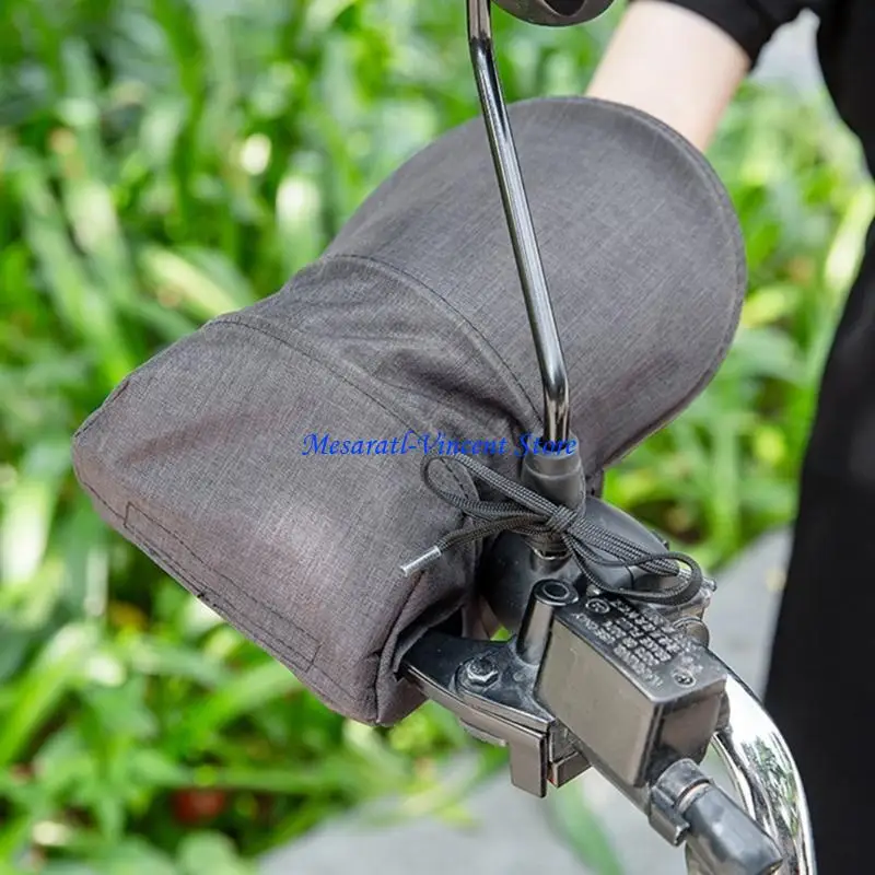 

A70F Motorcycle Cover Gloves Sun Protections Handlebar Muff Grip Handle Bar Muff Waterproof Summer Oxford Cloth Gloves