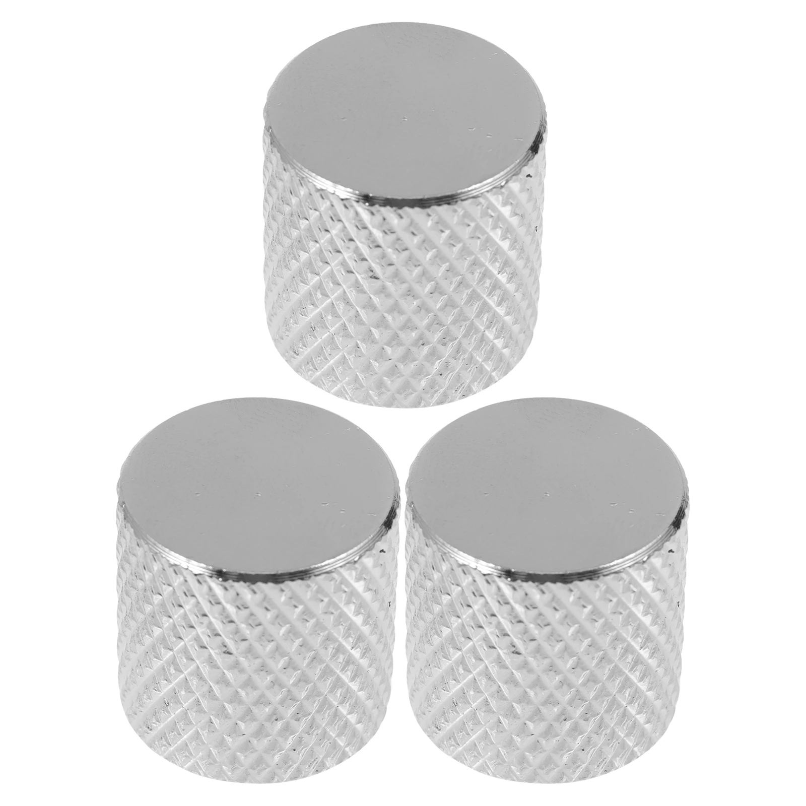 

Knob Volume Button Bass Guitar Accessories Creative Metal Knobs Silver Durable Electric