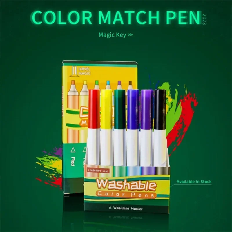 

Color Match Pen By Iarvel Magic Prediction Magic Tricks Magia Prop Cool Close Up Street Gimmick Magia Performance Magicians