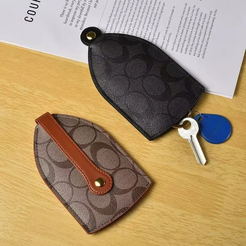 Fashion simple new men's and women's multi-function key bag Fashion retro car key bag remote control storage bag