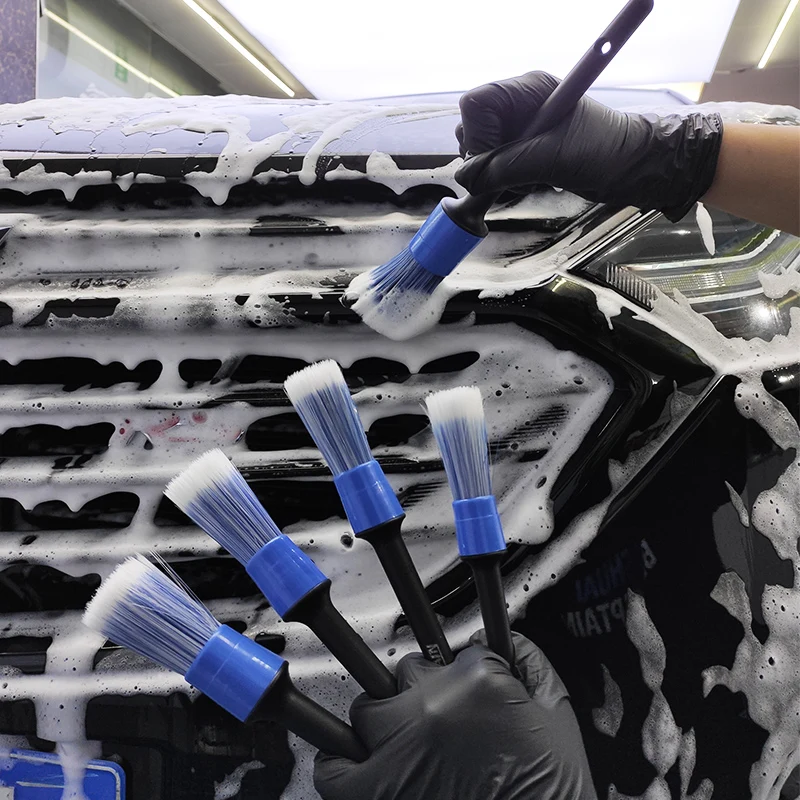 

Щетка для мытья автомобиля BLUE CAPTAIN, щетка для деталей, щетка с мягкой щетиной, набор инструментов для тонкой мойки, щетка для чистки салона автомобиля