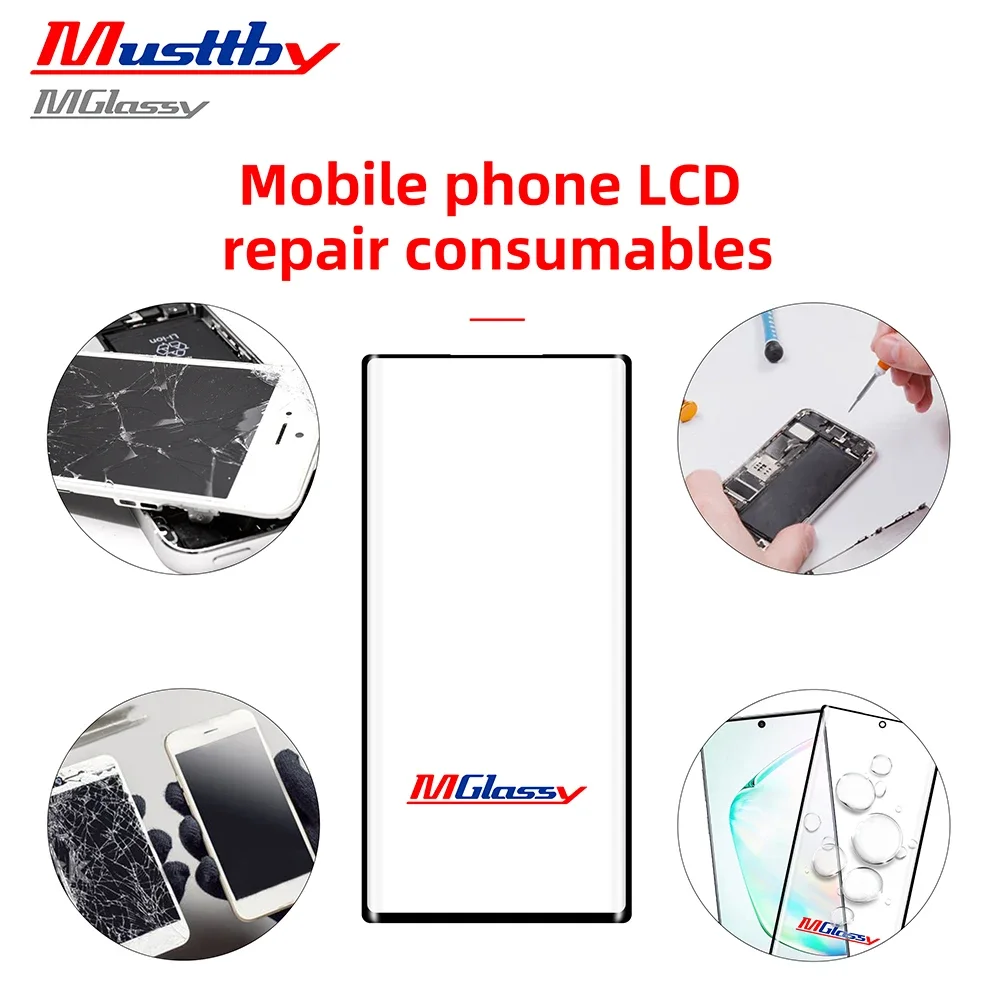 

Musttby 2 шт./пакет стекло с OCA ForOneplus 7pro/8/8pro/9pro/10/10pro/11/11R/12/ACE3/ACE2 ЖК-экран запасная часть