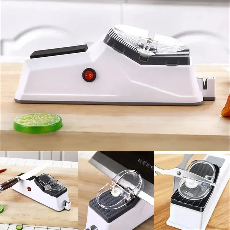 1pc Professional Electrical Knife Sharpener Sharpening Machine For Knives Diamond Stones Grinder Home Kitchen Sharpening Tools