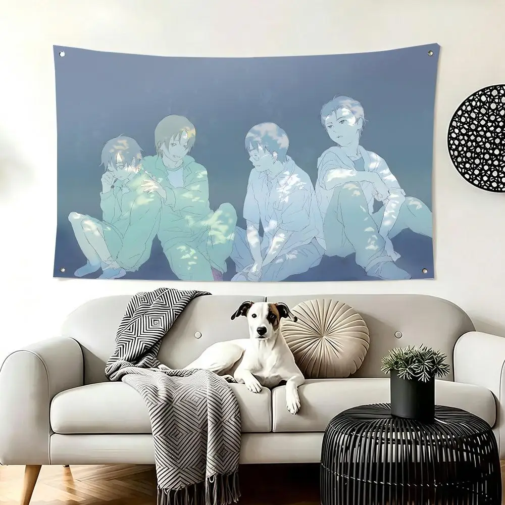 Japanese Anime GHOST HOUND Flags  For Living Room Home Dorm Decor Wall Outdoor Camping Party Banner Gifts