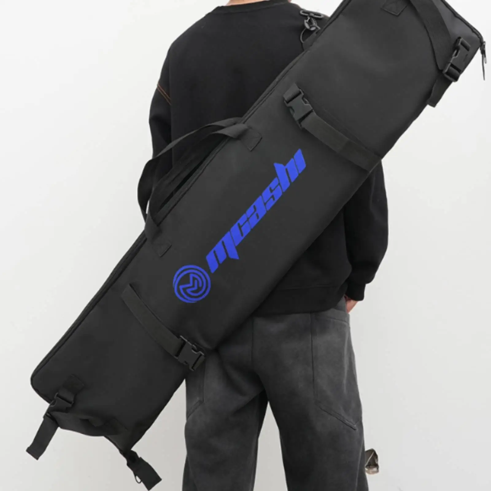 Multifunctional Diving Bag for Long Fins Waterproof Equipment Case with Top Carry Handles Foldable Design for Beach Swimming