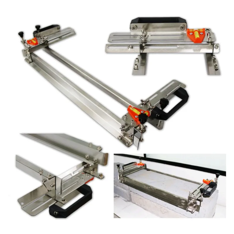 

Width adjustable translational flat wall cement, laying device decoration paving