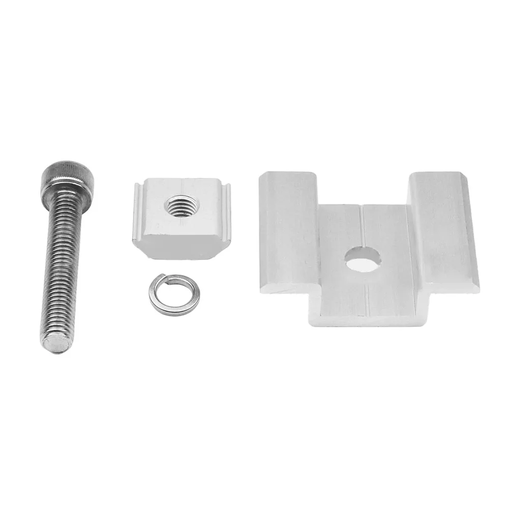 35mm Aluminum Solar Panel Clamps for Connecting PV Modules to Rails in Rooftop Ground and Mobile Installations
