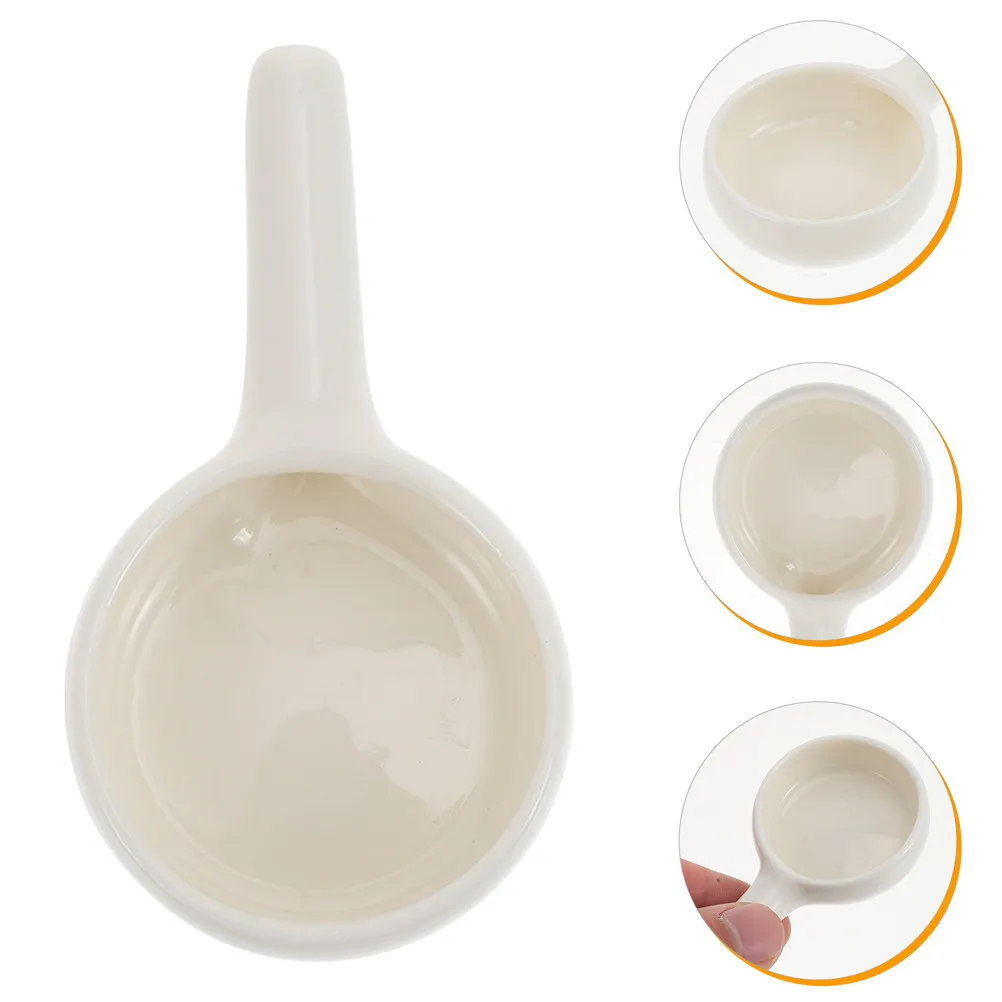 3Pcs Ceramic Tray Exquisite Craft Portable Spoon Holder Incense Burner Tea Light Wax Warmer for Yoga Meditation