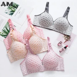 Push Up Bras for Women Plus Size Underwear Bra Woman Wireless Bralette Ladies Large Push Bra Love Heart Printed Bras