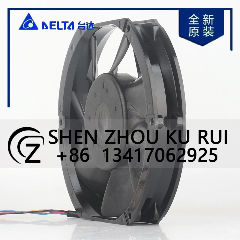 

Delta AFB1524EH DC 24V 1.92A Inverter Large air volume Server ball bearing cooling fan 17225 17CM