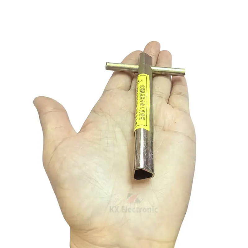 1 szt. klucz trójkątny do windy o długości 100 mm / Profesjonalny klucz trójkątny / Klucz trójkątny do drzwi windy