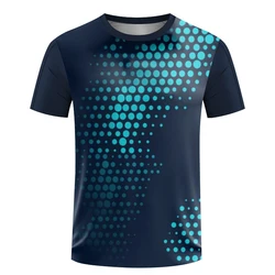 Summer Fashion Sports Quick Drying Neutral Casual T-shirt Badminton Street Fitness Short Sleeve Sunny Handsome Round-neck Tops