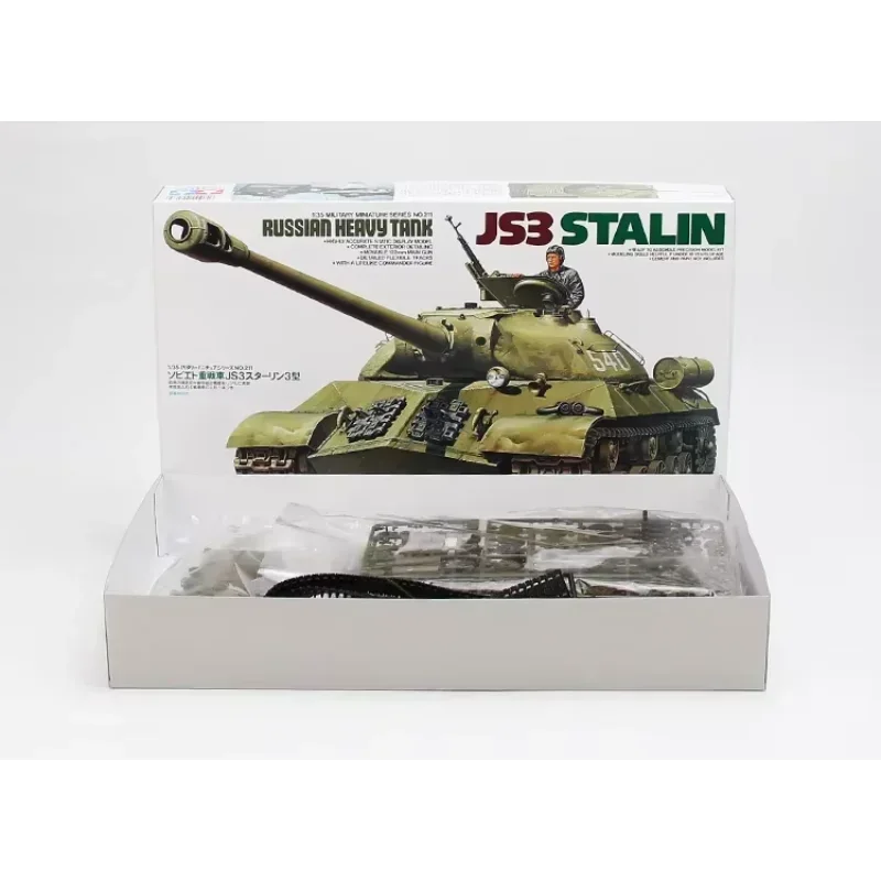

TAMIYA model 35211 1/35 Soviet St/alin JS3 Heavy Tank assembly diy toys Model Kit