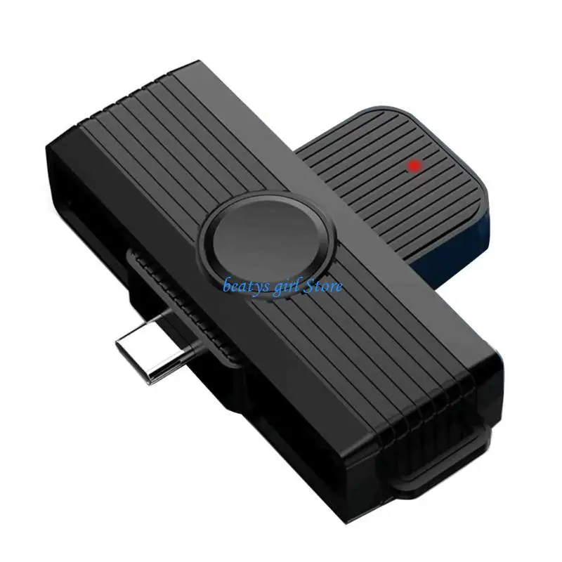 C7AB USB C CAC Reader USB C DOD Portable Type C Card Reader USB Common Access CAC Card Reader for PC and Laptop Accessories