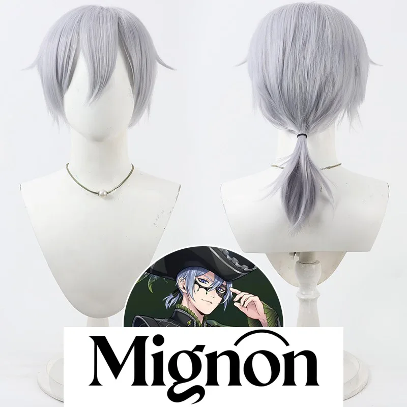 

Mignon Twisted Wonderland Alice in Wonderland Silver Cosplay Wig Teased Hair Roots One-piece Tied Braids