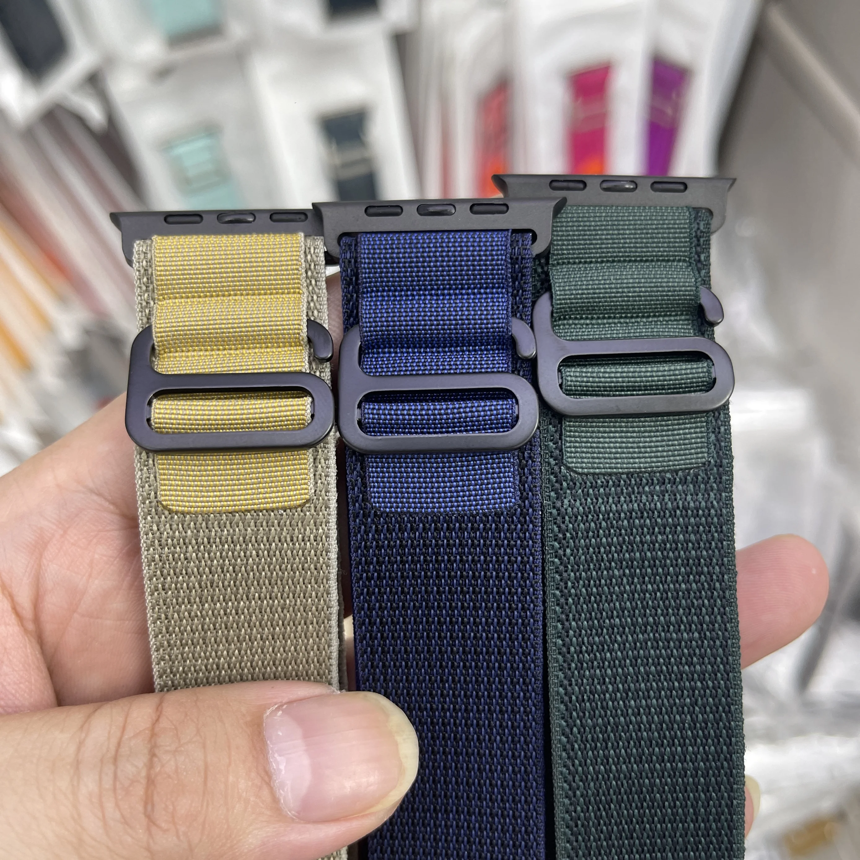 جبال الألب حلقة ل سوار ساعة أبل الترا 2 49 مللي متر سلسلة 10 46 مللي متر 42 مللي متر 40-44 مللي متر 45 مللي متر 41 مللي متر G-هوك الرياضة حزام iwatch 10 9 8 7 6 SE 5 4