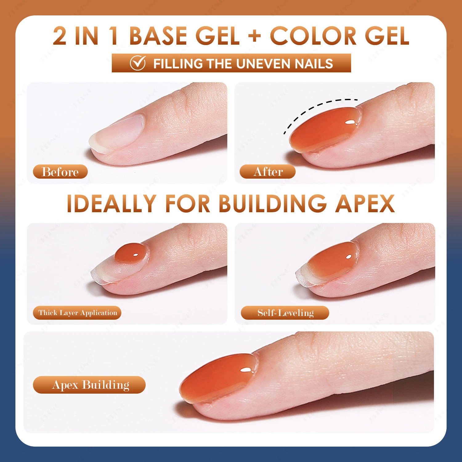 JTING 1 قطعة 15 مللي خريف شتاء 12 ألوان المطاط قاعدة هلام البولندية 2 في 1 قاعدة اللون هلام طلاء الأظافر Uv جيل للأظافر