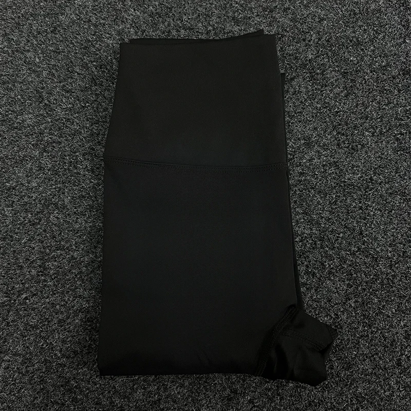 2.0 Soft Solid Color Women's Yoga Pants High Waist Pocket Tight 9-Minute Pants Fitness Cycling Running Sports Yoga Pants image 5