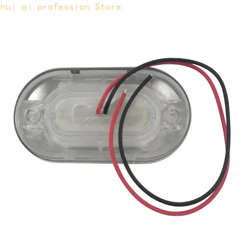 Marine Walkway Light for Damp Use Areas on Boats, Stainless Steel Stair Step Courtesy Lamp for Deck Corner Routes and Low